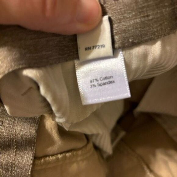 Joseph Abboud Size 34 Tan Shorts - Picture 4 of 5